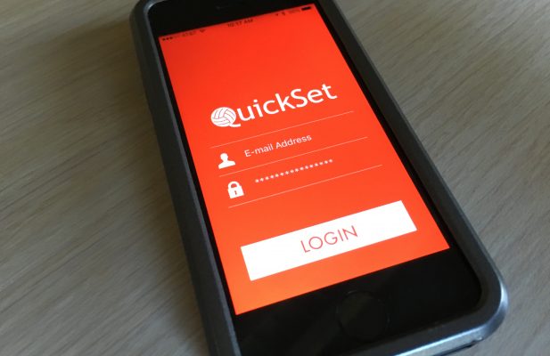 QuickSet App Login Screen